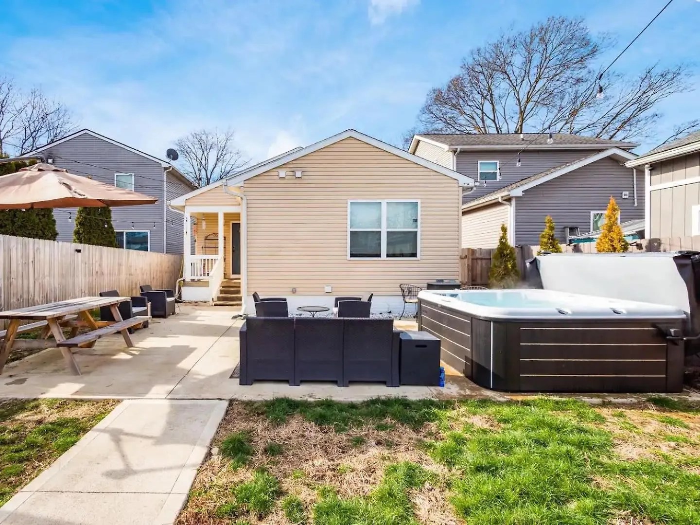 Vila Urban Oasis W Hot Tub Near Downtown & Arena District Columbus